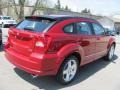 2008 Inferno Red Crystal Pearl Dodge Caliber R/T AWD  photo #15
