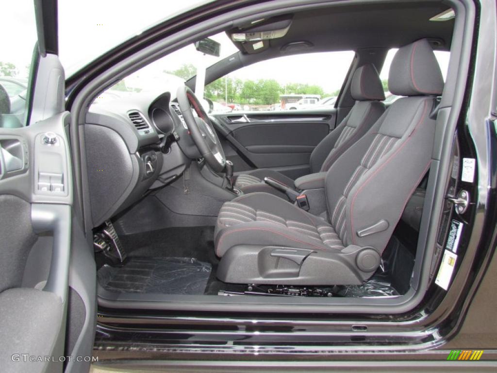 Interlagos Plaid Cloth Interior 2011 Volkswagen GTI 2 Door Photo #48642009