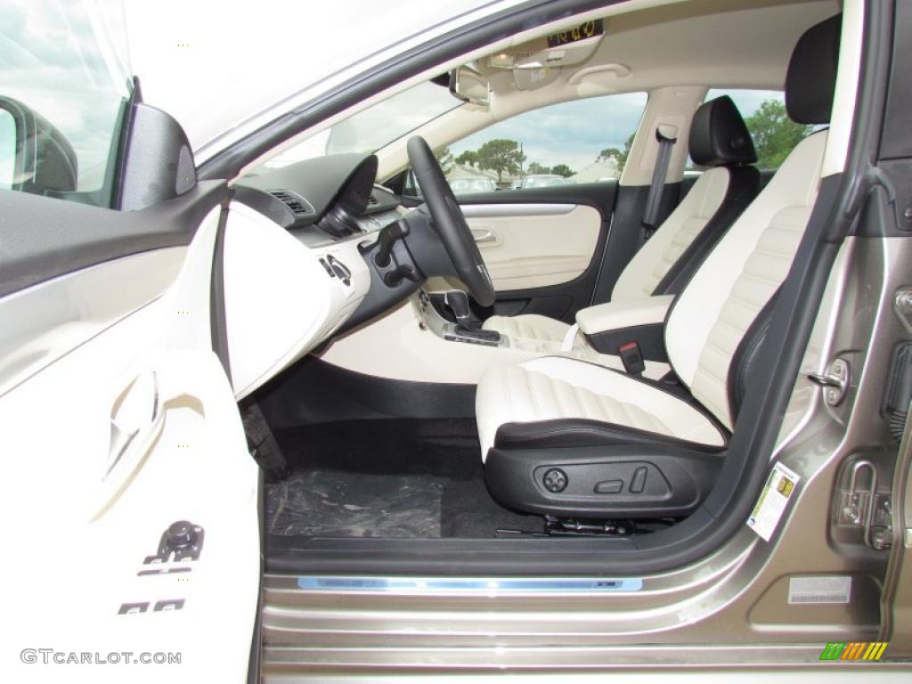 Black/Cornsilk Beige Interior 2012 Volkswagen CC R-Line Photo #48642601