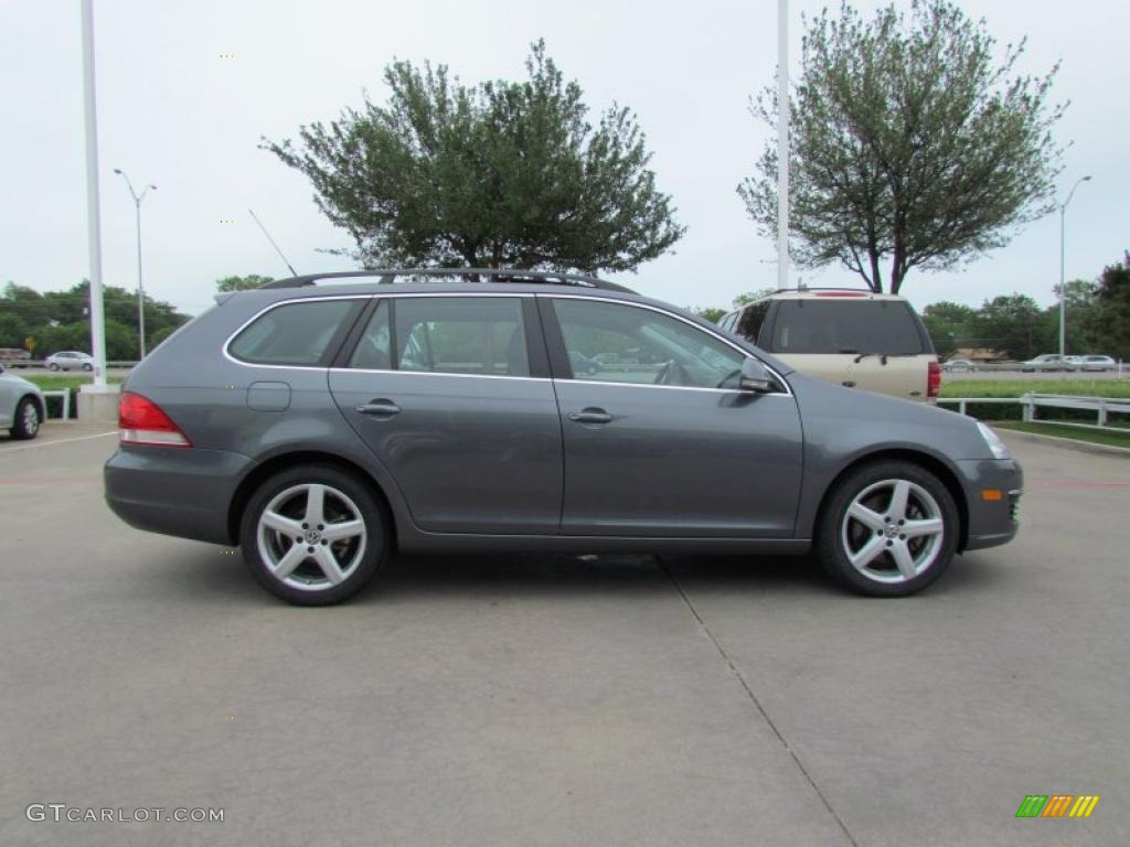 Platinum Gray Metallic 2009 Volkswagen Jetta SEL SportWagen Exterior Photo #48642739