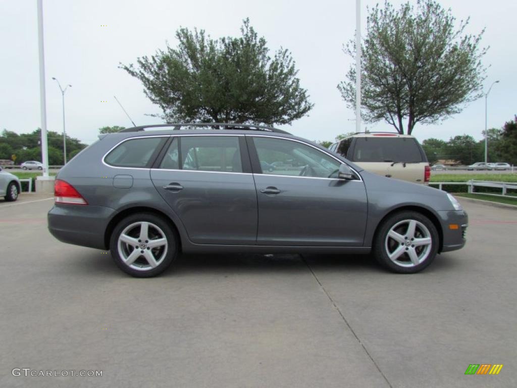 2009 Jetta SEL SportWagen - Platinum Gray Metallic / Anthracite photo #6