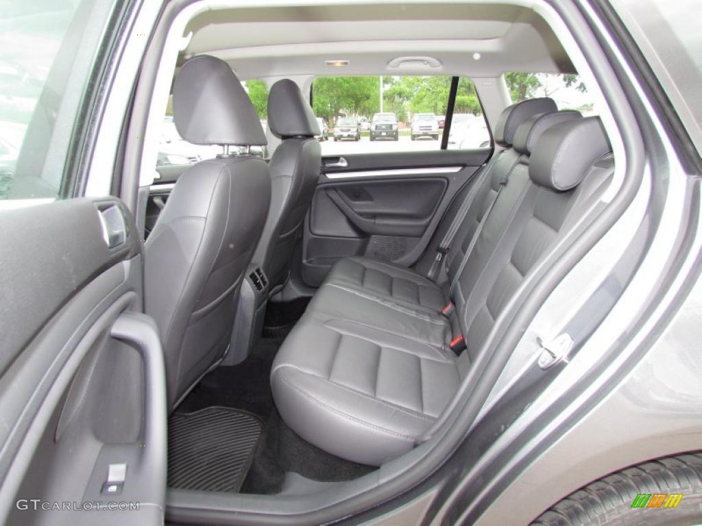 Anthracite Interior 2009 Volkswagen Jetta SEL SportWagen Photo #48642829
