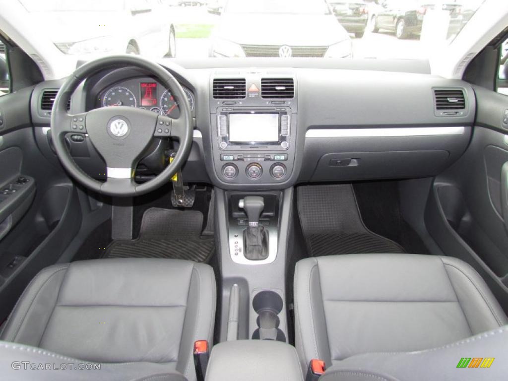 2009 Volkswagen Jetta SEL SportWagen Anthracite Dashboard Photo #48642859