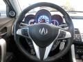 Ebony 2009 Acura RDX SH-AWD Technology Steering Wheel