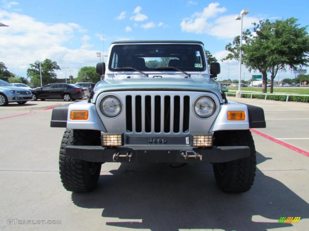 2004 Wrangler X 4x4 - Bright Silver Metallic / Dark Slate Gray photo #8