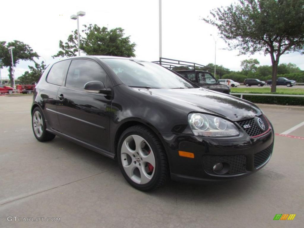 Black Magic Metallic 2009 Volkswagen GTI 2 Door Exterior Photo #48644098