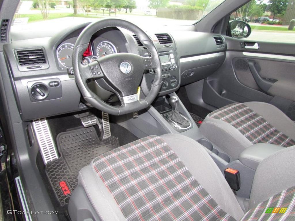 Interlagos Black Cloth Interior 2009 Volkswagen GTI 2 Door Photo #48644201