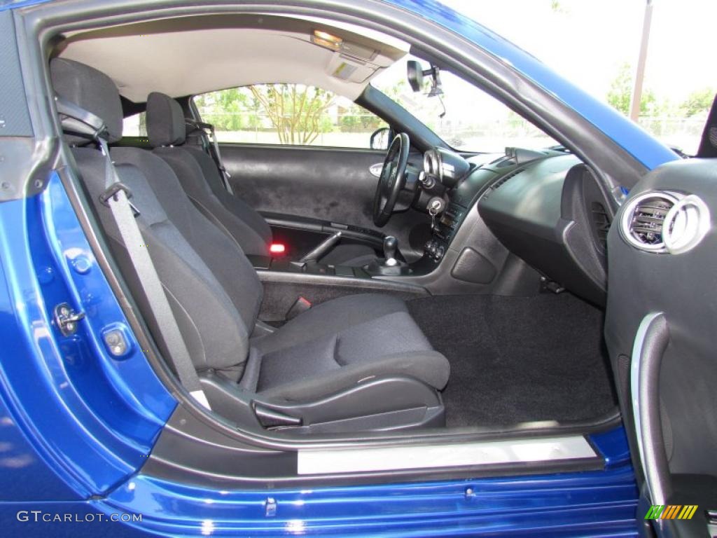 2005 350Z Coupe - Daytona Blue Metallic / Carbon photo #10