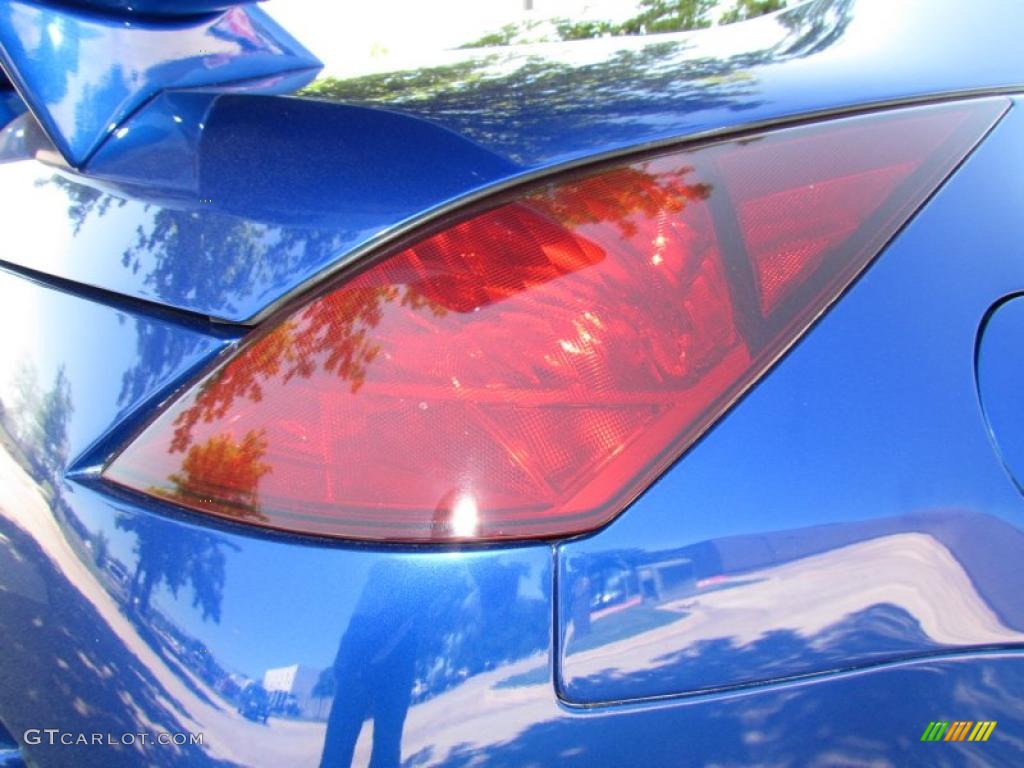 2005 350Z Coupe - Daytona Blue Metallic / Carbon photo #27