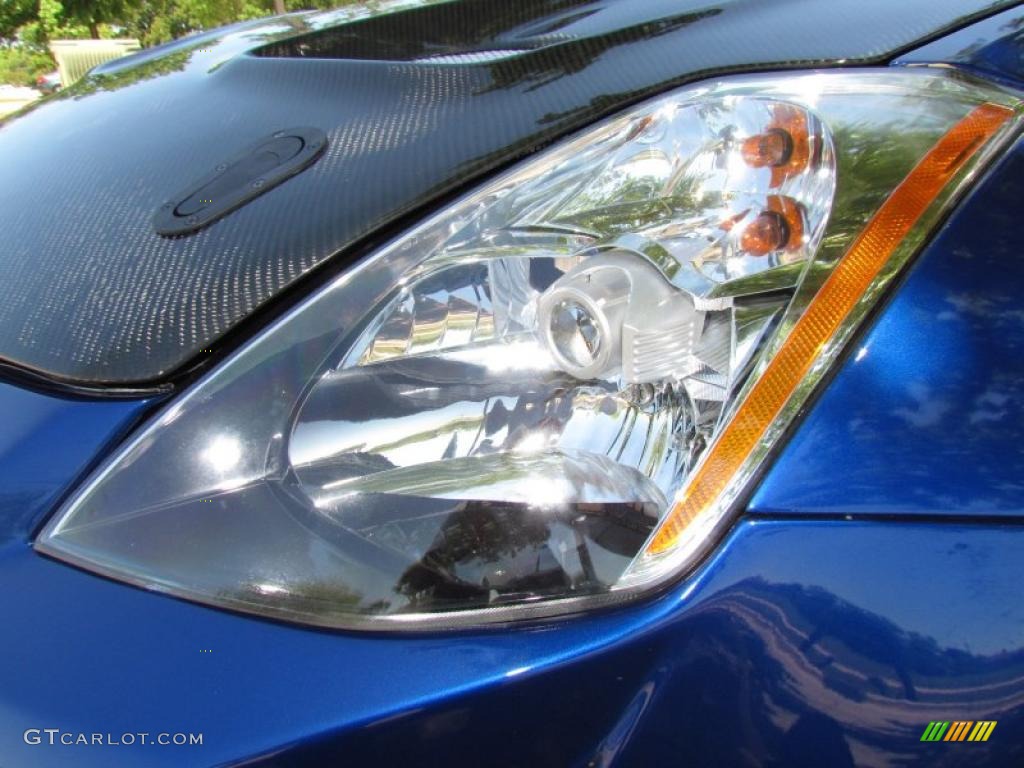 2005 350Z Coupe - Daytona Blue Metallic / Carbon photo #30