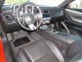 Black 2010 Chevrolet Camaro LT Coupe Interior Color