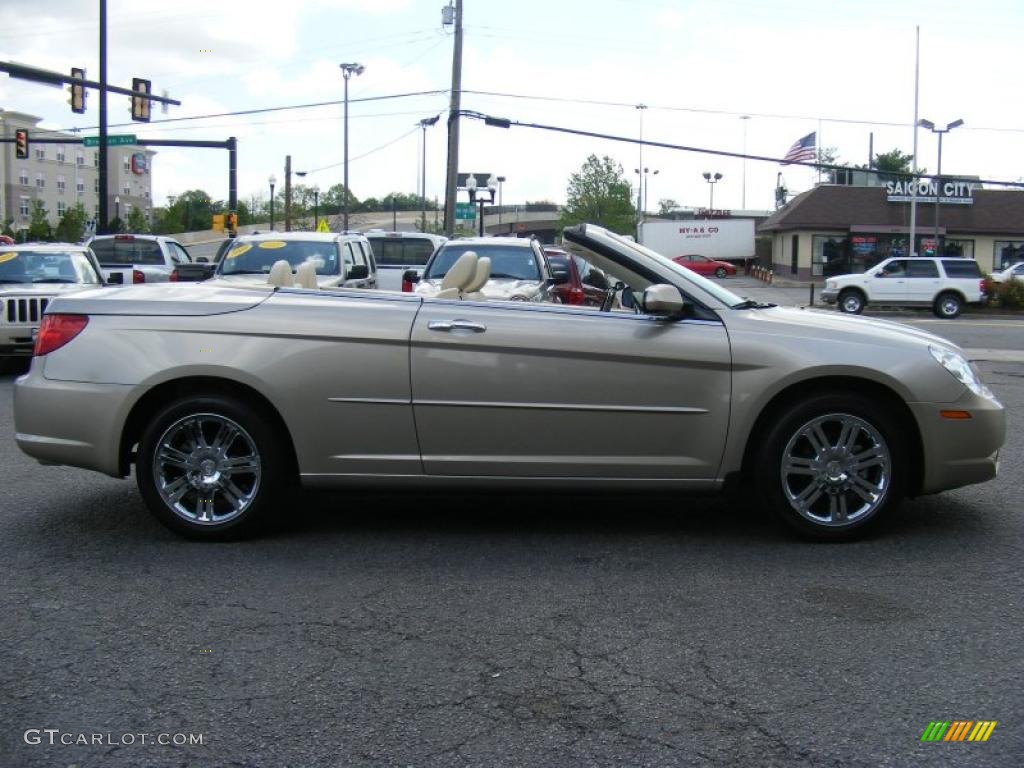2008 Sebring Limited Convertible - Linen Gold Metallic / Medium Pebble Beige/Cream photo #4