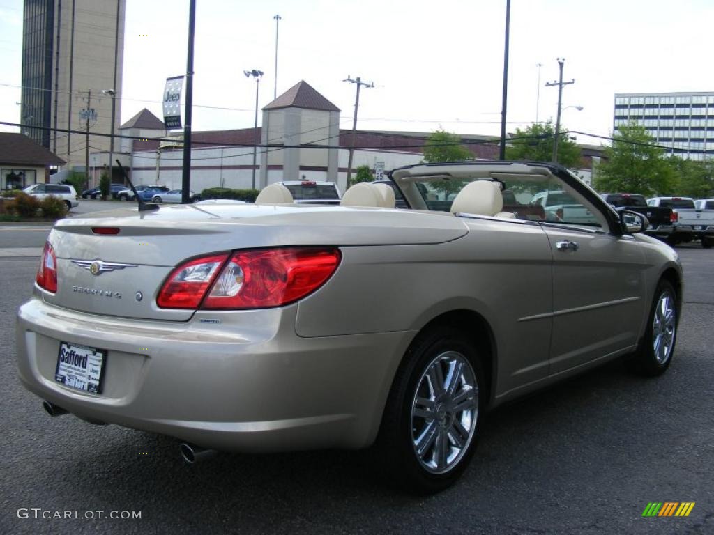 2008 Sebring Limited Convertible - Linen Gold Metallic / Medium Pebble Beige/Cream photo #5
