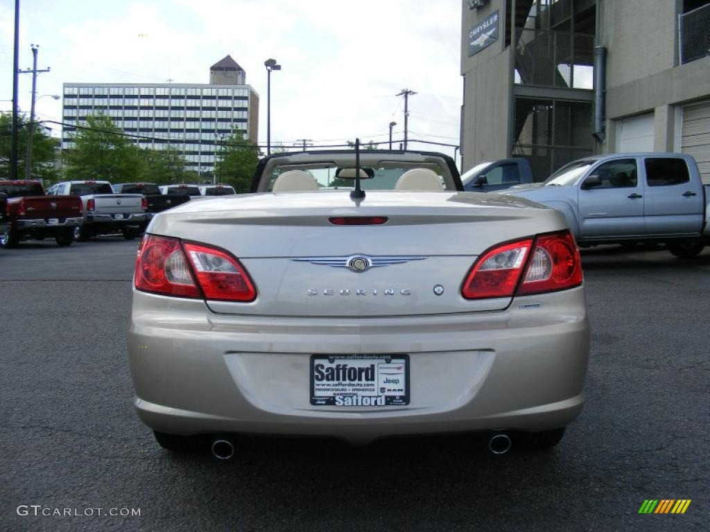 2008 Sebring Limited Convertible - Linen Gold Metallic / Medium Pebble Beige/Cream photo #6