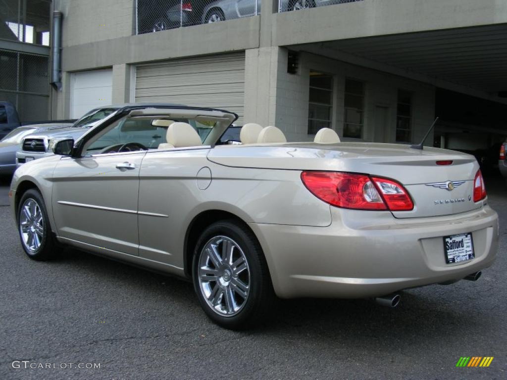 2008 Sebring Limited Convertible - Linen Gold Metallic / Medium Pebble Beige/Cream photo #7