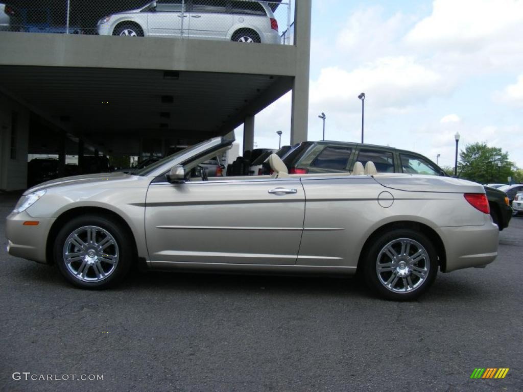 2008 Sebring Limited Convertible - Linen Gold Metallic / Medium Pebble Beige/Cream photo #8