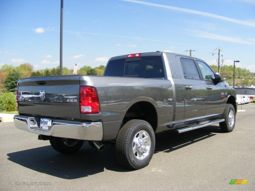 Mineral Gray Metallic 2011 Dodge Ram 3500 HD Big Horn Mega Cab 4x4 Exterior Photo #48647224