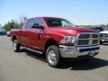 Deep Cherry Red Crystal Pearl 2011 Dodge Ram 3500 HD Big Horn Mega Cab 4x4 Exterior