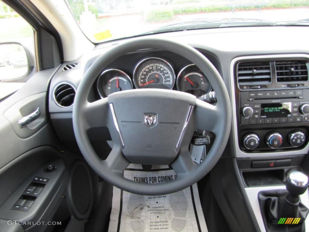 2011 Dodge Caliber Express Dark Slate Gray Steering Wheel Photo #48649258