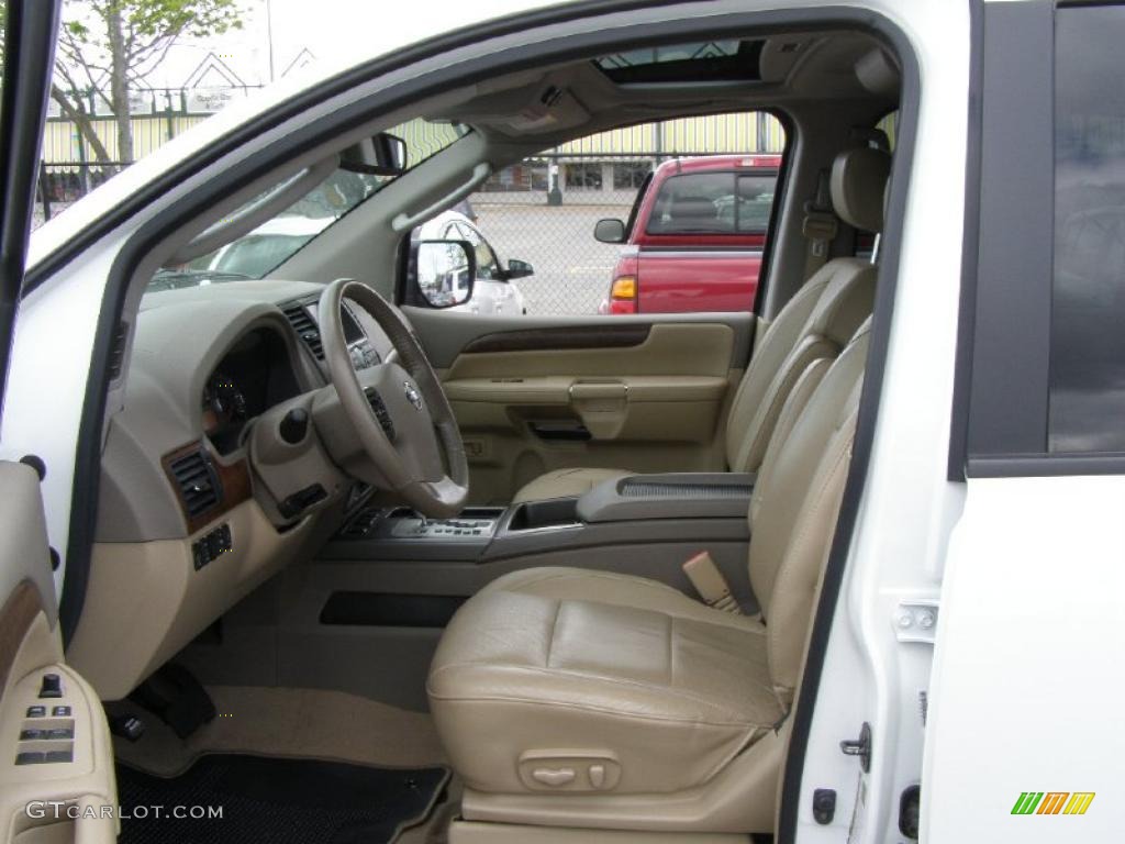 2009 Nissan Armada LE 4WD Interior Color Photos