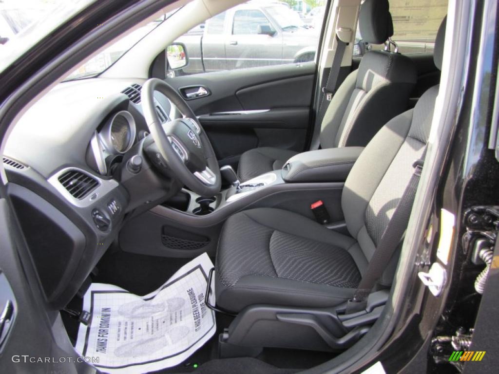 Black Interior 2011 Dodge Journey Express Photo #48649753