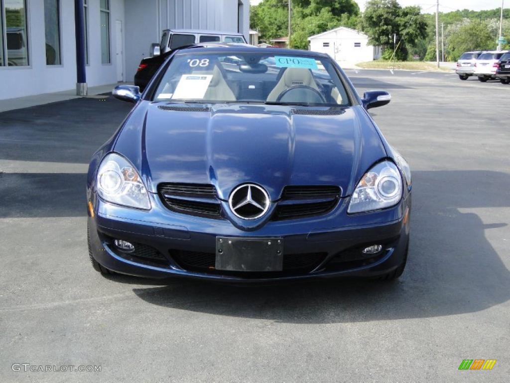 Caspian Blue Metallic 2008 Mercedes-Benz SLK 280 Roadster Exterior Photo #48649807