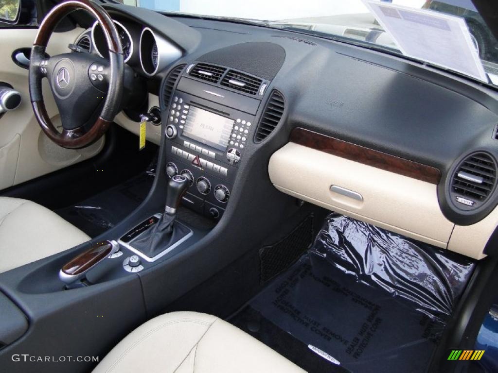 Beige Interior 2008 Mercedes-Benz SLK 280 Roadster Photo #48650173
