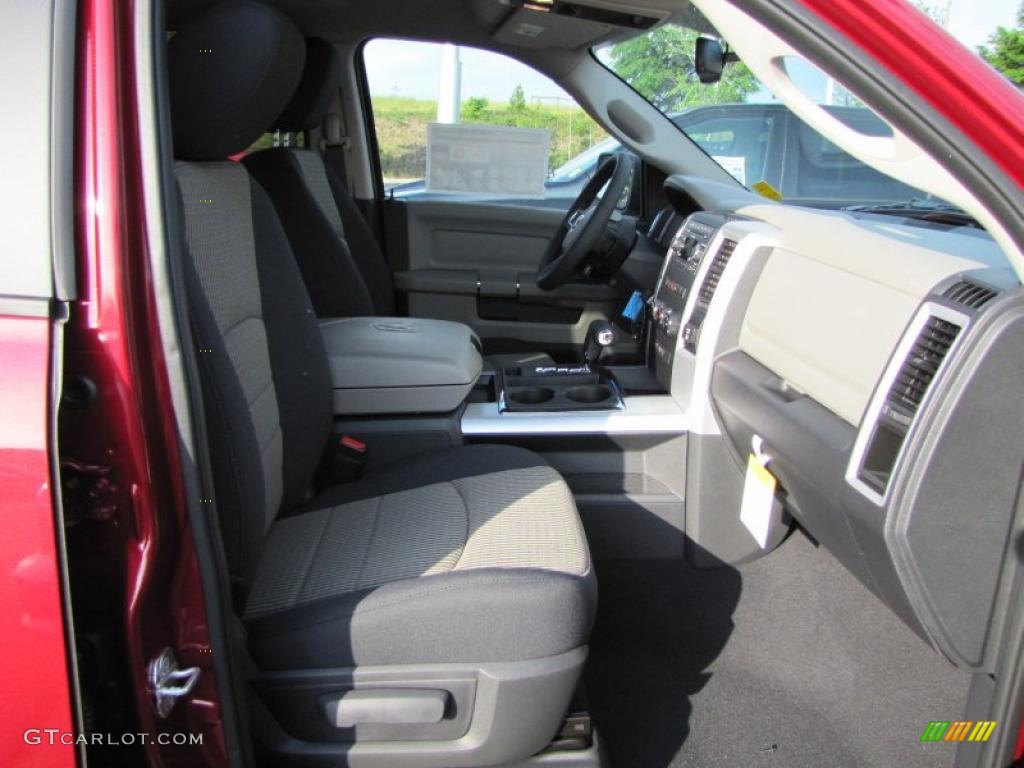 2011 Ram 1500 Big Horn Quad Cab - Deep Cherry Red Crystal Pearl / Dark Slate Gray/Medium Graystone photo #9