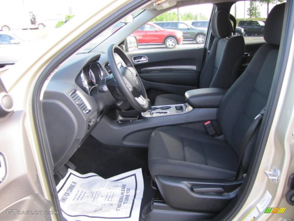 Black Interior 2011 Dodge Durango Express Photo #48650407