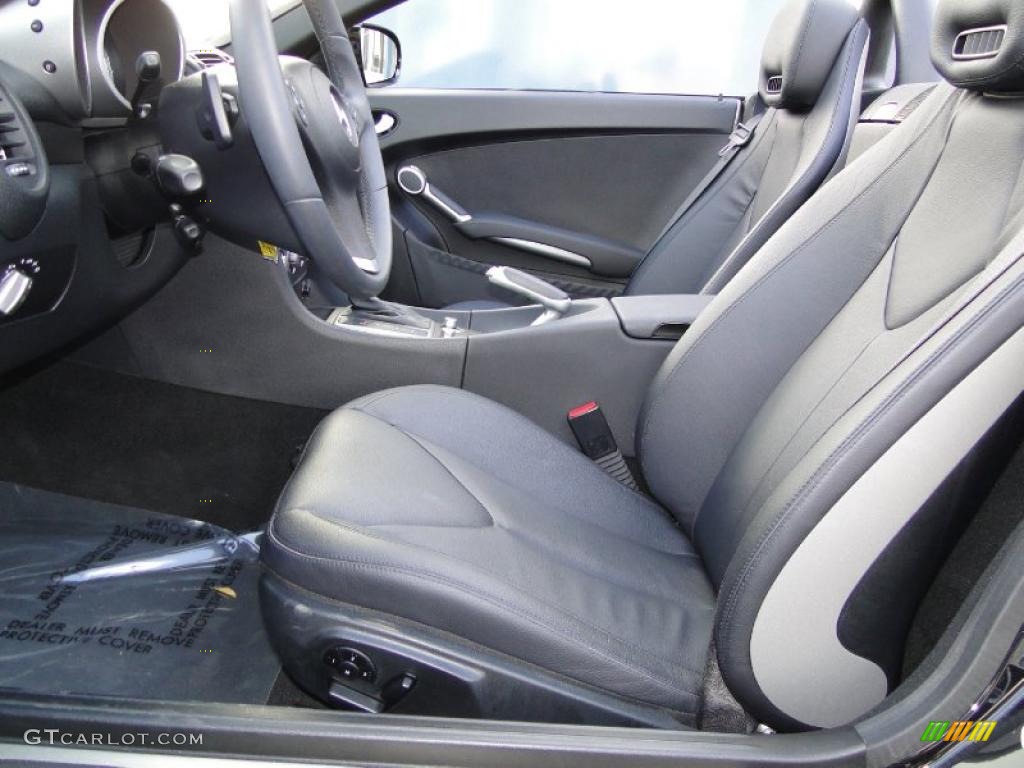 Black Interior 2010 Mercedes-Benz SLK 300 Roadster Photo #48650542