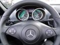 2010 Mercedes-Benz SLK Black Interior Steering Wheel Photo