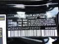 2010 SLK 300 Roadster Black Color Code 040