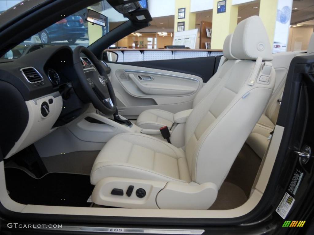 Cornsilk Beige Interior 2012 Volkswagen Eos Komfort Photo #48651901
