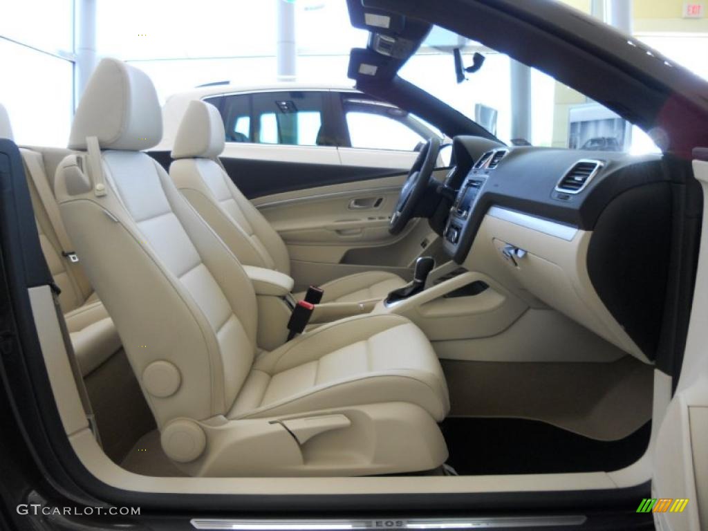 Cornsilk Beige Interior 2012 Volkswagen Eos Komfort Photo #48651925