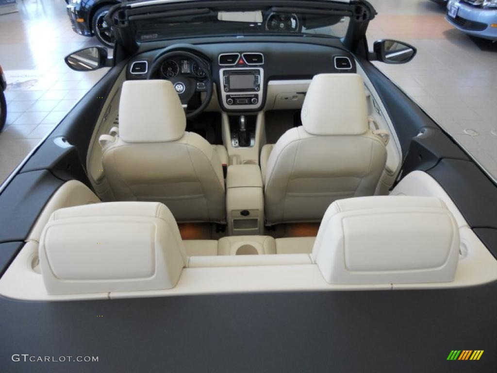 Cornsilk Beige Interior 2012 Volkswagen Eos Komfort Photo #48651949