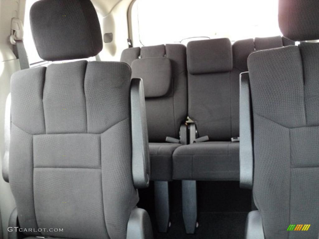 Black/Light Graystone Interior 2011 Dodge Grand Caravan Crew Photo #48652270