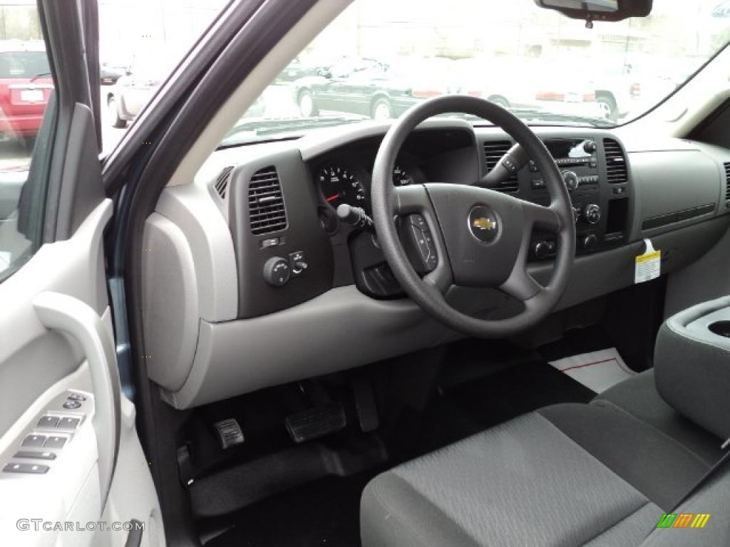 2011 Chevrolet Silverado 1500 Extended Cab Dark Titanium Dashboard Photo #48652408