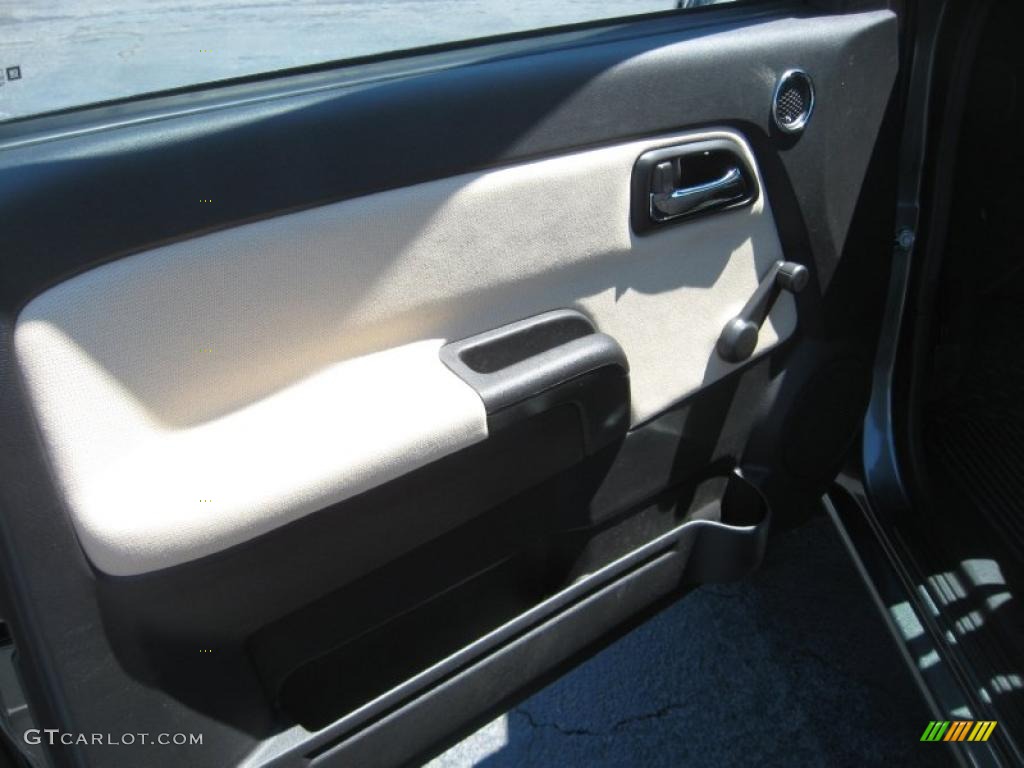 2011 Chevrolet Colorado LT Regular Cab 4x4 Ebony/Light Cashmere Door Panel Photo #48652462