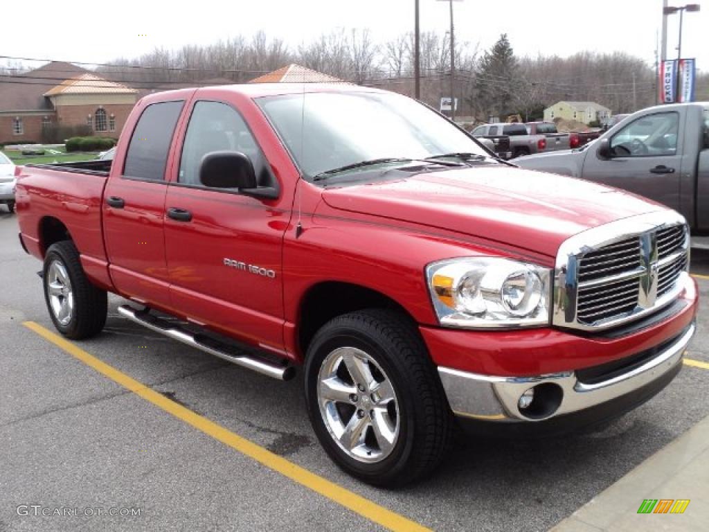 Flame Red Dodge Ram 1500