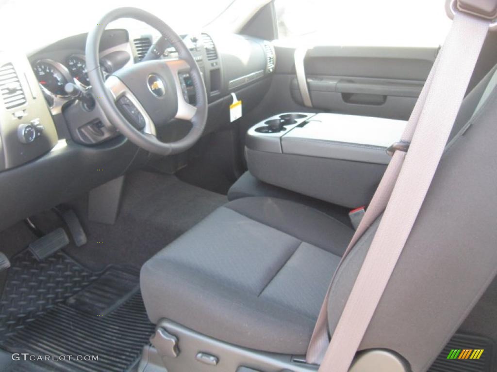 2011 Silverado 1500 LT Extended Cab 4x4 - Taupe Gray Metallic / Ebony photo #11