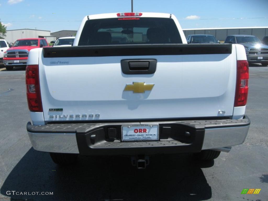 2011 Silverado 1500 LS Extended Cab 4x4 - Summit White / Dark Titanium photo #6