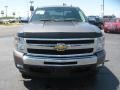 2011 Mocha Steel Metallic Chevrolet Silverado 1500 LT Extended Cab  photo #2