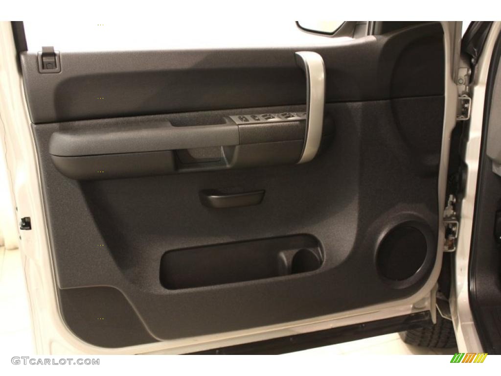 2009 Chevrolet Silverado 1500 Extended Cab 4x4 Dark Titanium Door Panel Photo #48654763