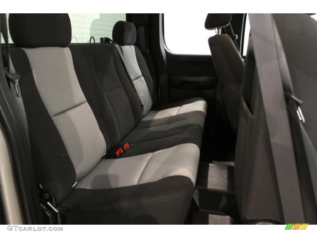 Dark Titanium Interior 2009 Chevrolet Silverado 1500 Extended Cab 4x4 Photo #48654832