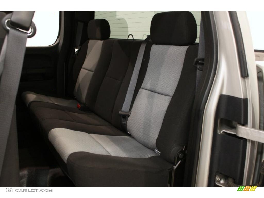 Dark Titanium Interior 2009 Chevrolet Silverado 1500 Extended Cab 4x4 Photo #48654841