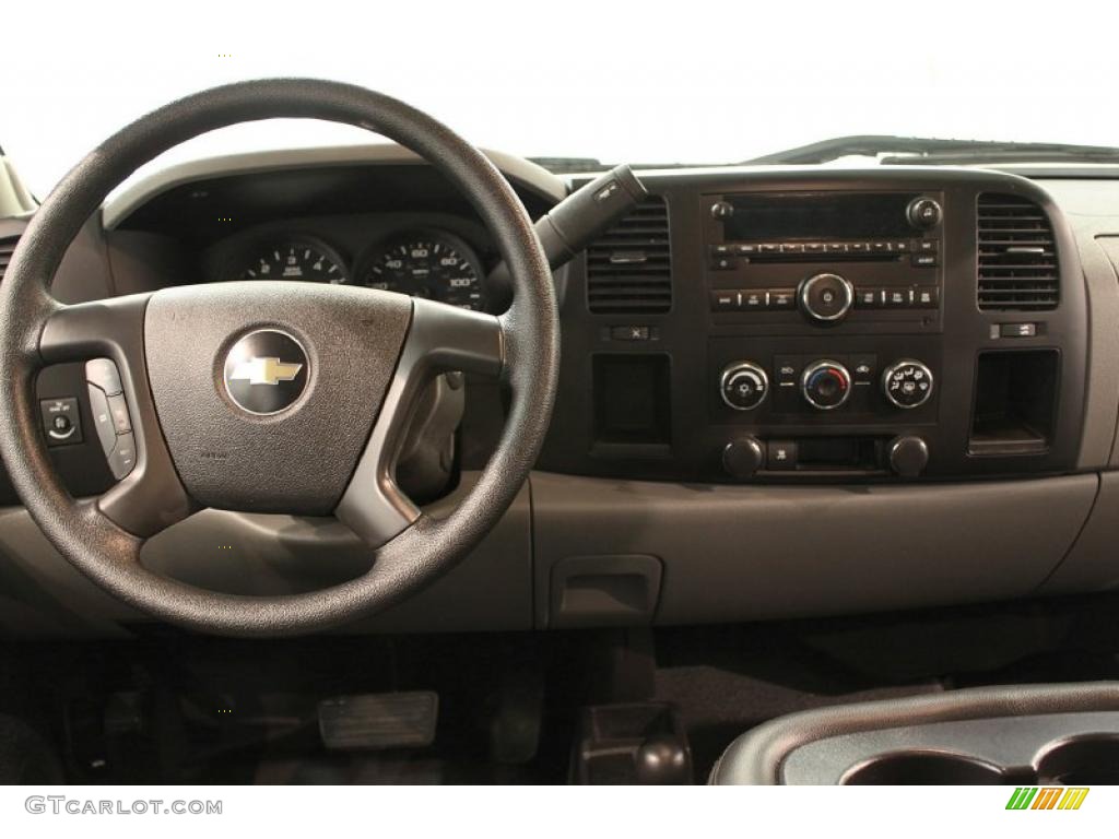 2009 Chevrolet Silverado 1500 Extended Cab 4x4 Dark Titanium Dashboard Photo #48654856