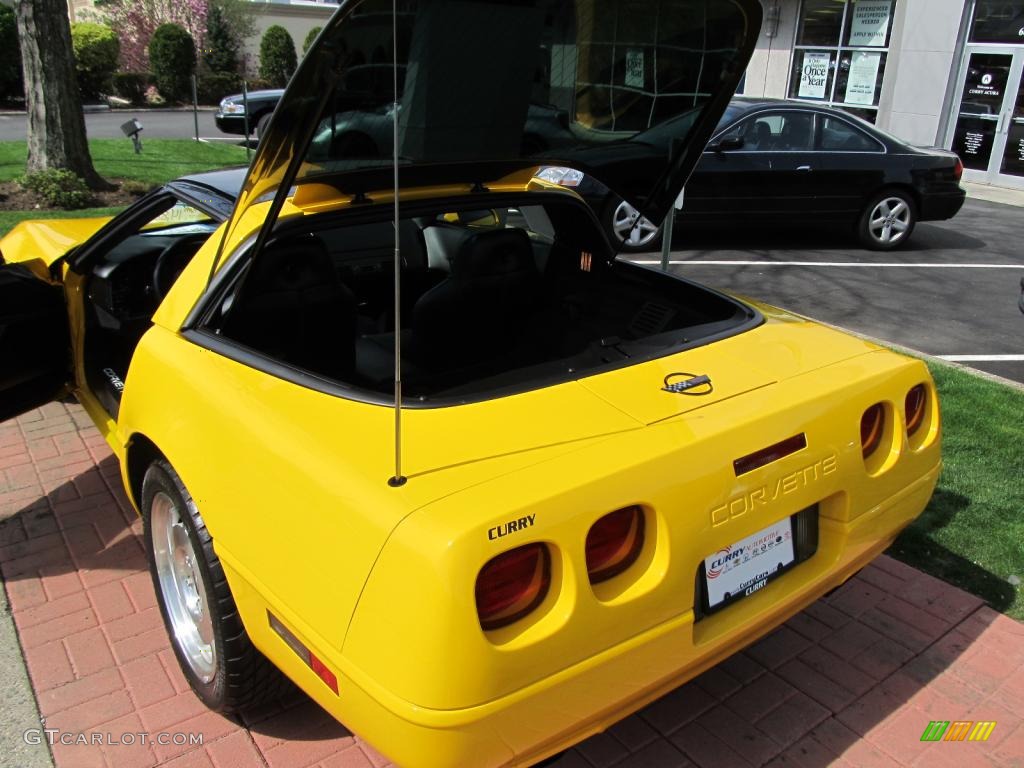 1994 Corvette Coupe - Competition Yellow / Black photo #24