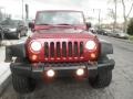 2009 Red Rock Crystal Pearl Jeep Wrangler Unlimited X 4x4  photo #2