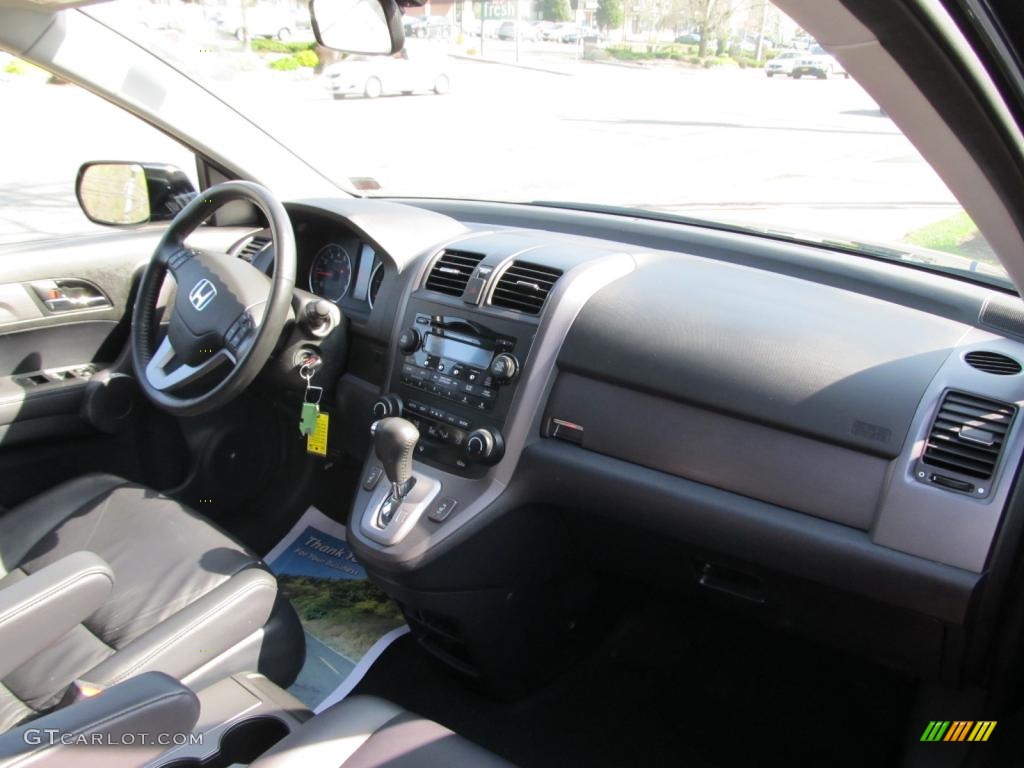 2009 CR-V EX-L 4WD - Crystal Black Pearl / Black photo #12