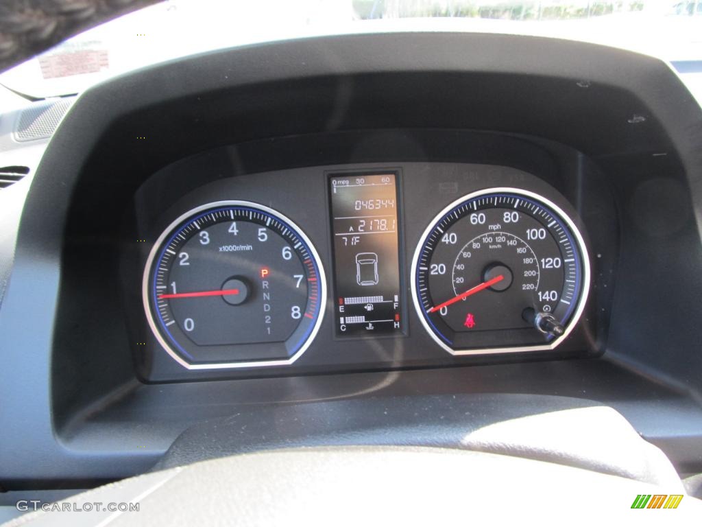 2009 CR-V EX-L 4WD - Crystal Black Pearl / Black photo #19